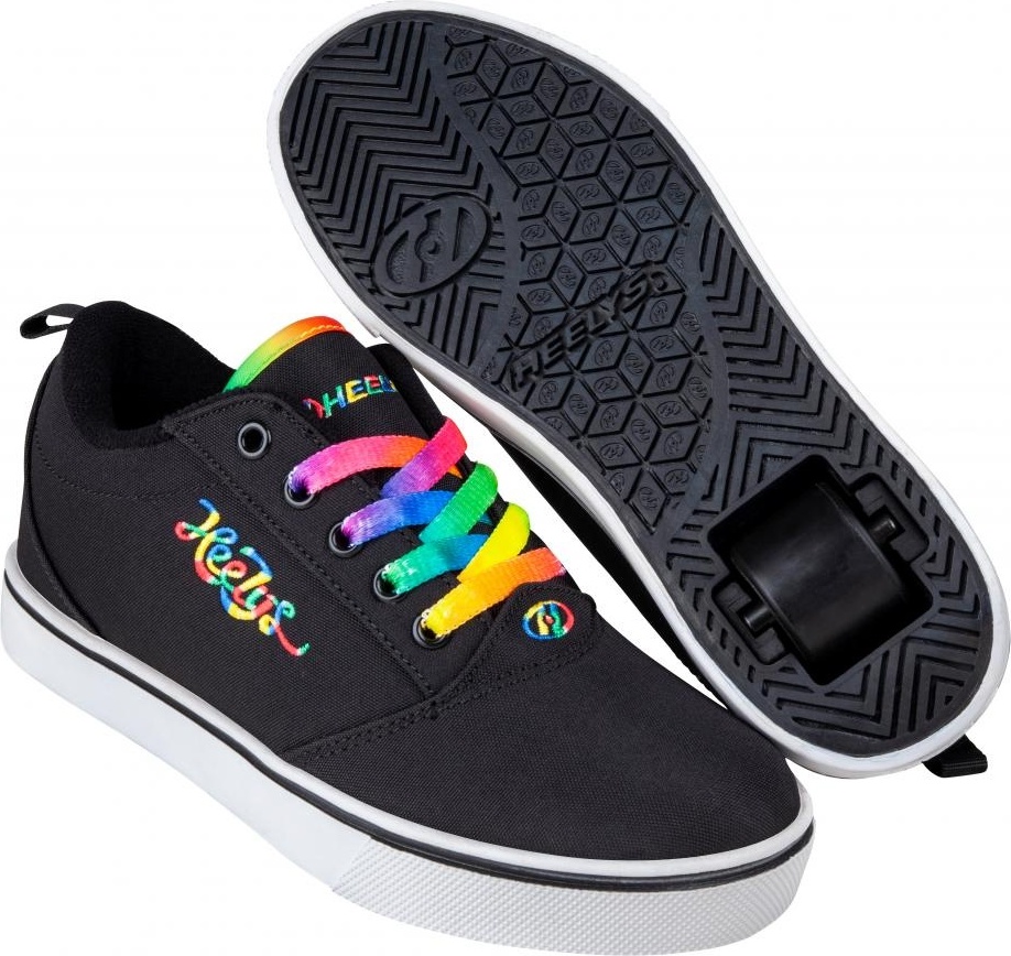 Shiner Heelys Pro 20 Schwarz / Regenbogen kursiv