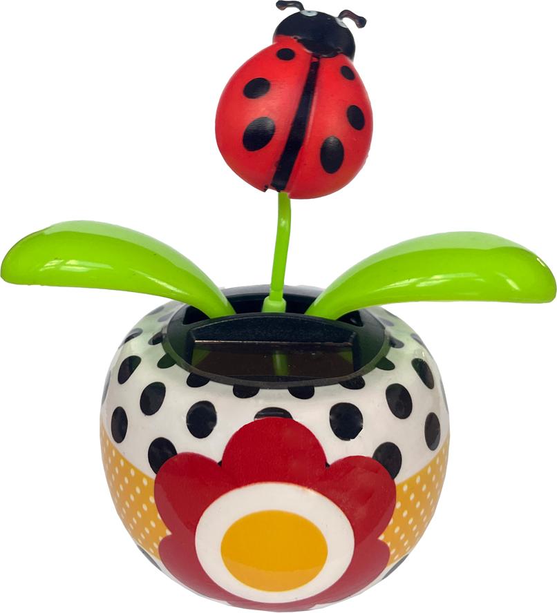 SolarCosa Solar-Wackelblume Marienkäfer