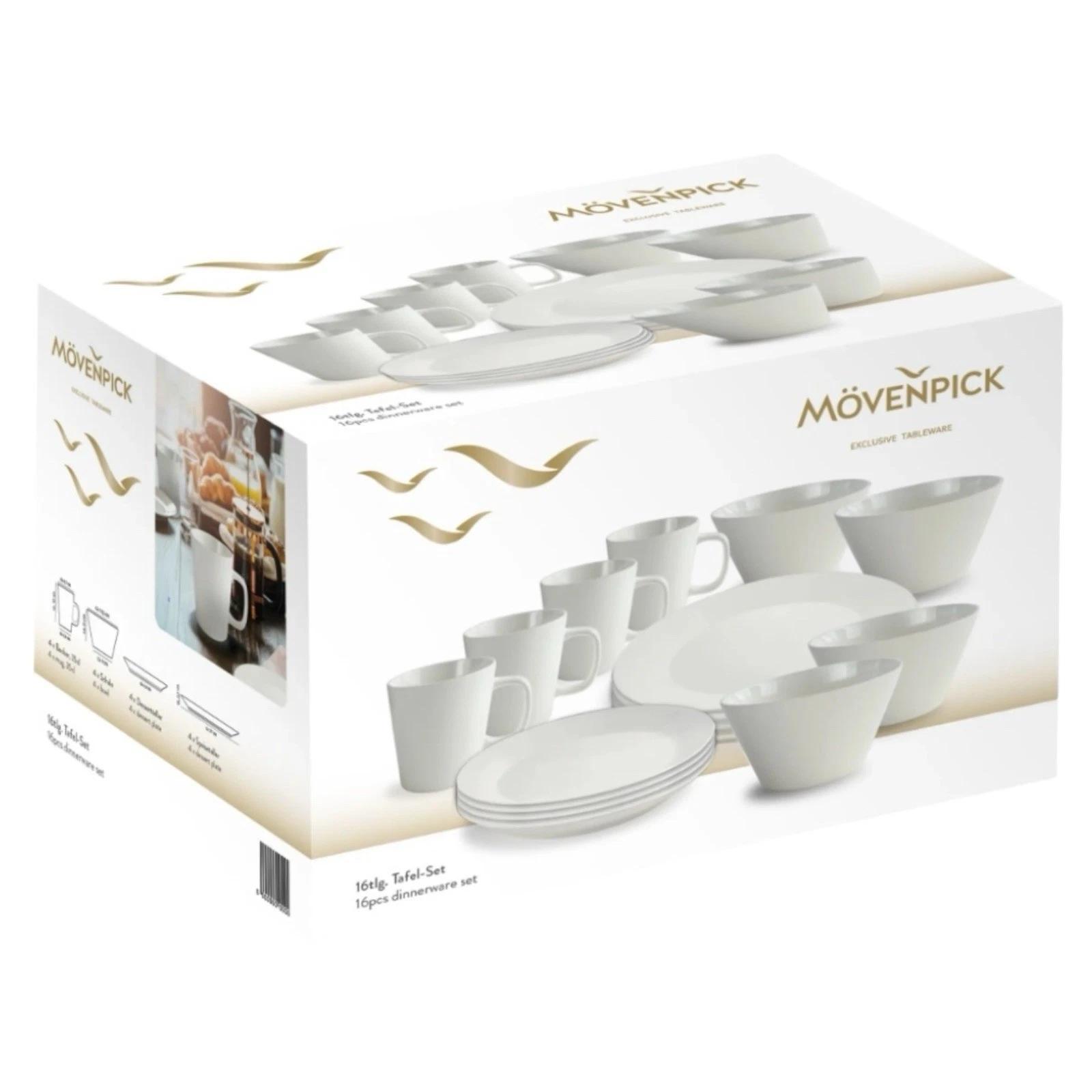 Movenpick Mövenpick Kombiset 16 teilig weiß 31578