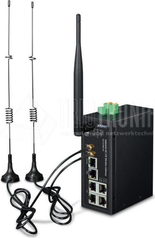 Planet Industrial 4G LTE Cellular WL - MiniSIM - Ethernet (RJ-45) - 133 mm - 115,7 mm - 45 mm - 564 g