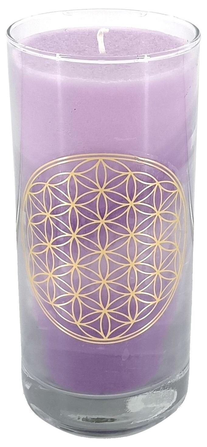 Saraswati GBR Kerze "Awakening BDL" im Glas Stearin 14cm