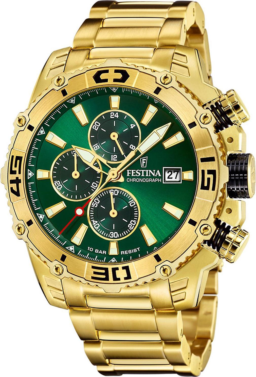 Pánske hodinky Festina F20492-3 zlaté