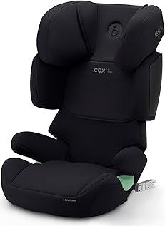 Akhan CBX by CYBEX Kinder-Autositz Solution X i-Fix, Für Autos mit und ohne ISOFIX, Ab ca. 3 bis 12 Jahre (100 - 150 cm), Ab ca. 15 bis 50 kg, Schwarz 174885966