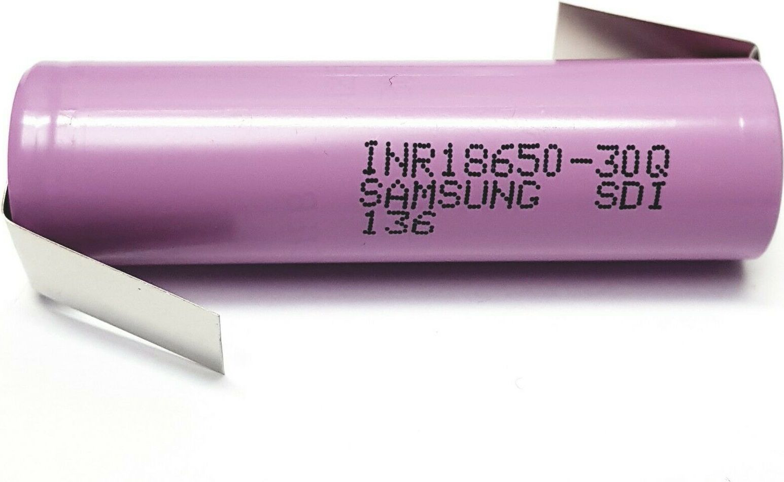 Akku-Kur Akku Samsung INR18650 30Q 3,6 V / 3000 mAh Li-Ion Rohzelle - 15A Lötfahne Z INR18650-30Q