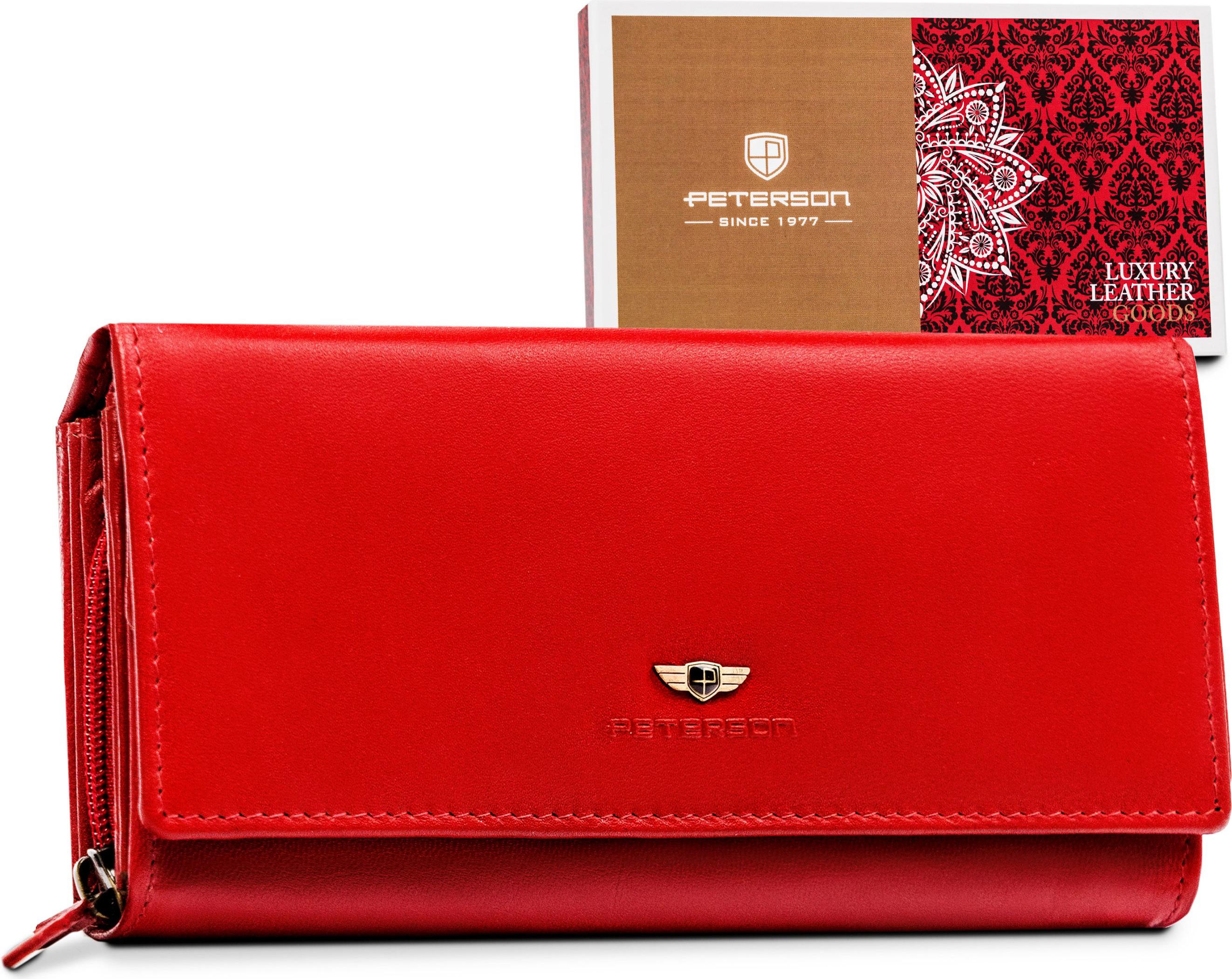 Peterson | Damen - Kartenetui aus Leder PTN439GON