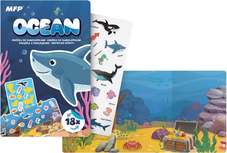 Sticker Book Ocean 18 Stickers