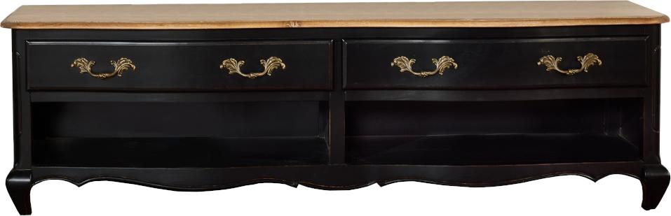 Robin des bois TV-Möbel mit Eichenplatte