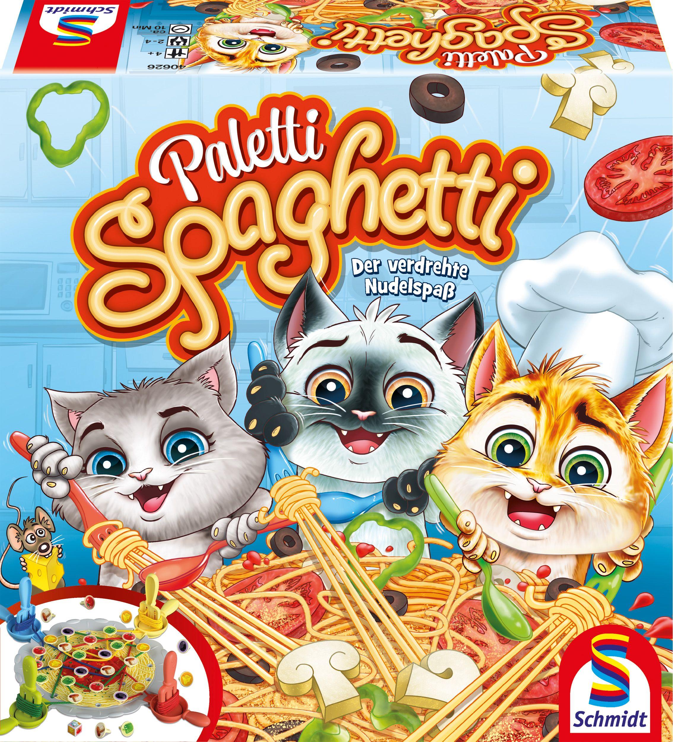 Schmidt Spiele Paletti Spaghetti, Brettspiel, Reisen/Abenteuer, 4 Jahr(e), 10 min 40626
