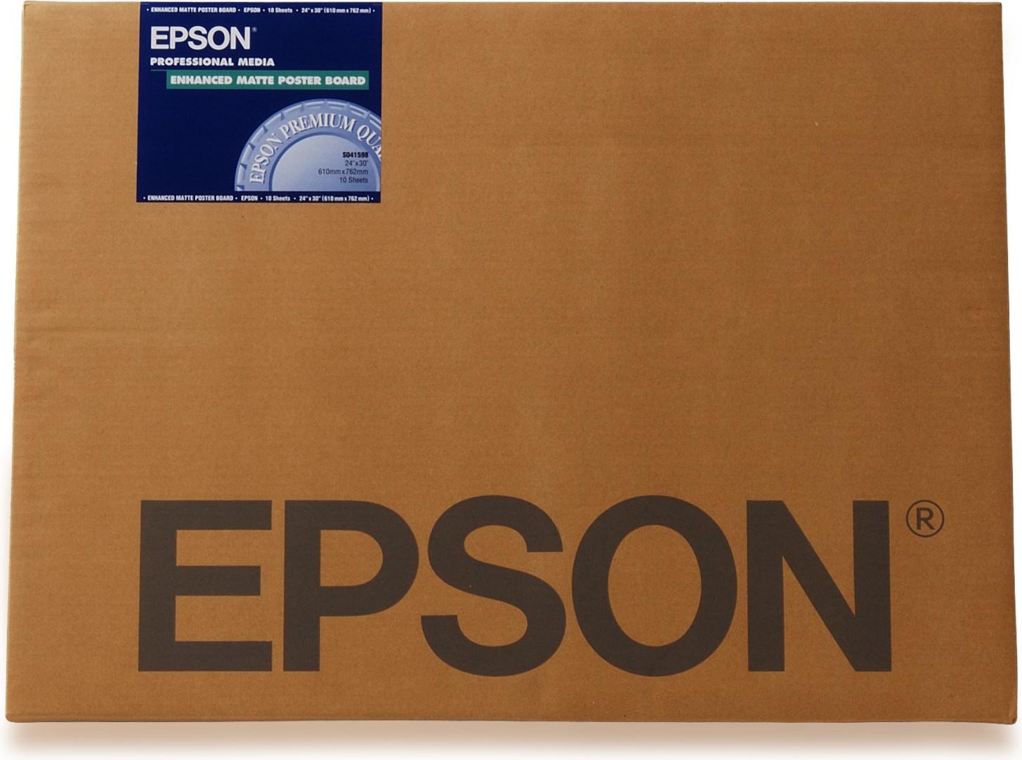 Epson Enhanced Posterboard, DIN A3+, 800g/m Groformat Medium Matt C13S042110