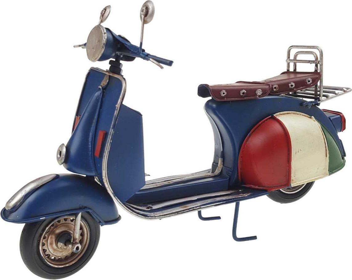 vianmo Blechmodell Blechauto Scooter Moped Mofa Roller Oldtimer Antik-Stil Eisen 27 cm LA-39205