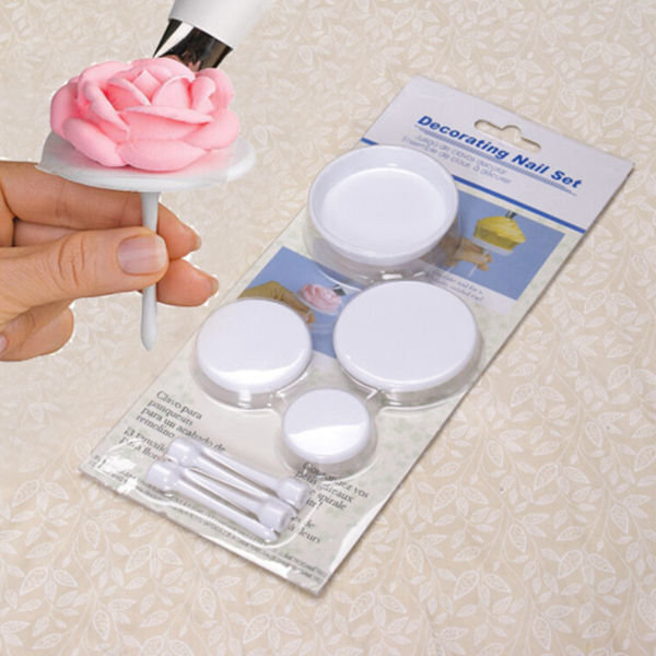 Alle Hersteller 4pcs Cup Cake Stand Icing Cream Blumen Dekoration Nagel Set Backwerkzeuge
