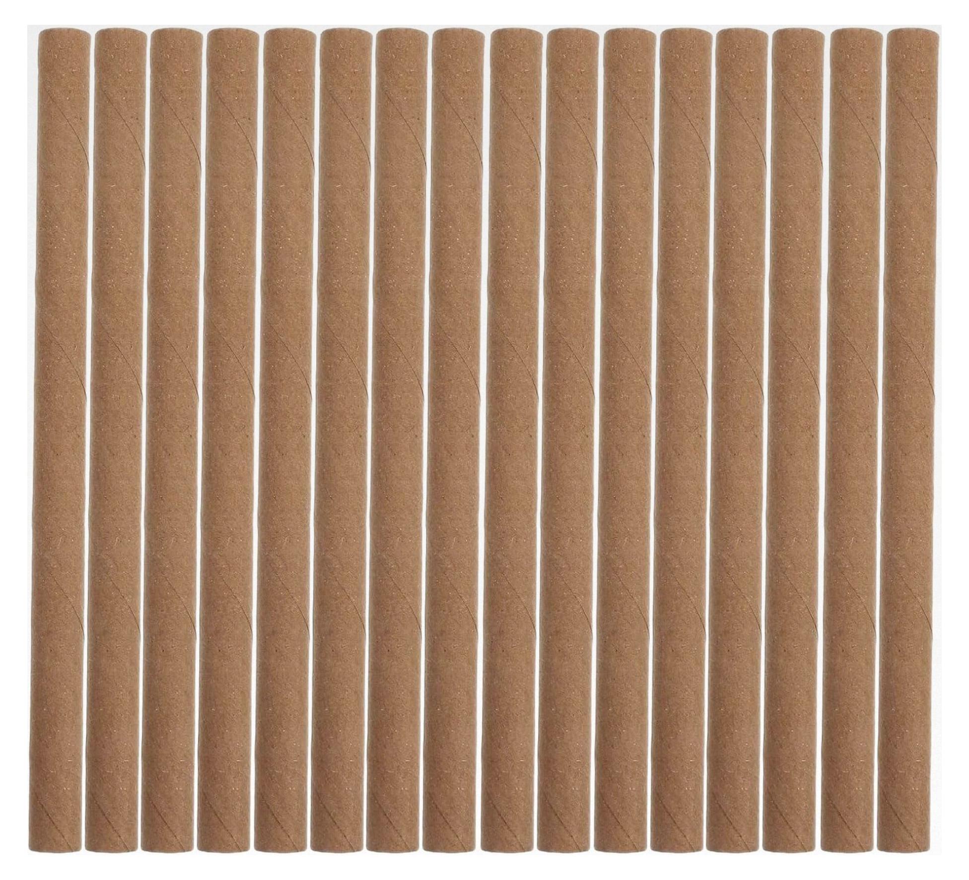 Markenlos 100 Stück Papierröhren für Mauerbienen, 15 cm lang, Innendurchmesser 8 mm, Nachfüllröhren für Bienenhäuser und Wildbienen-Nester, Imkerbedarf