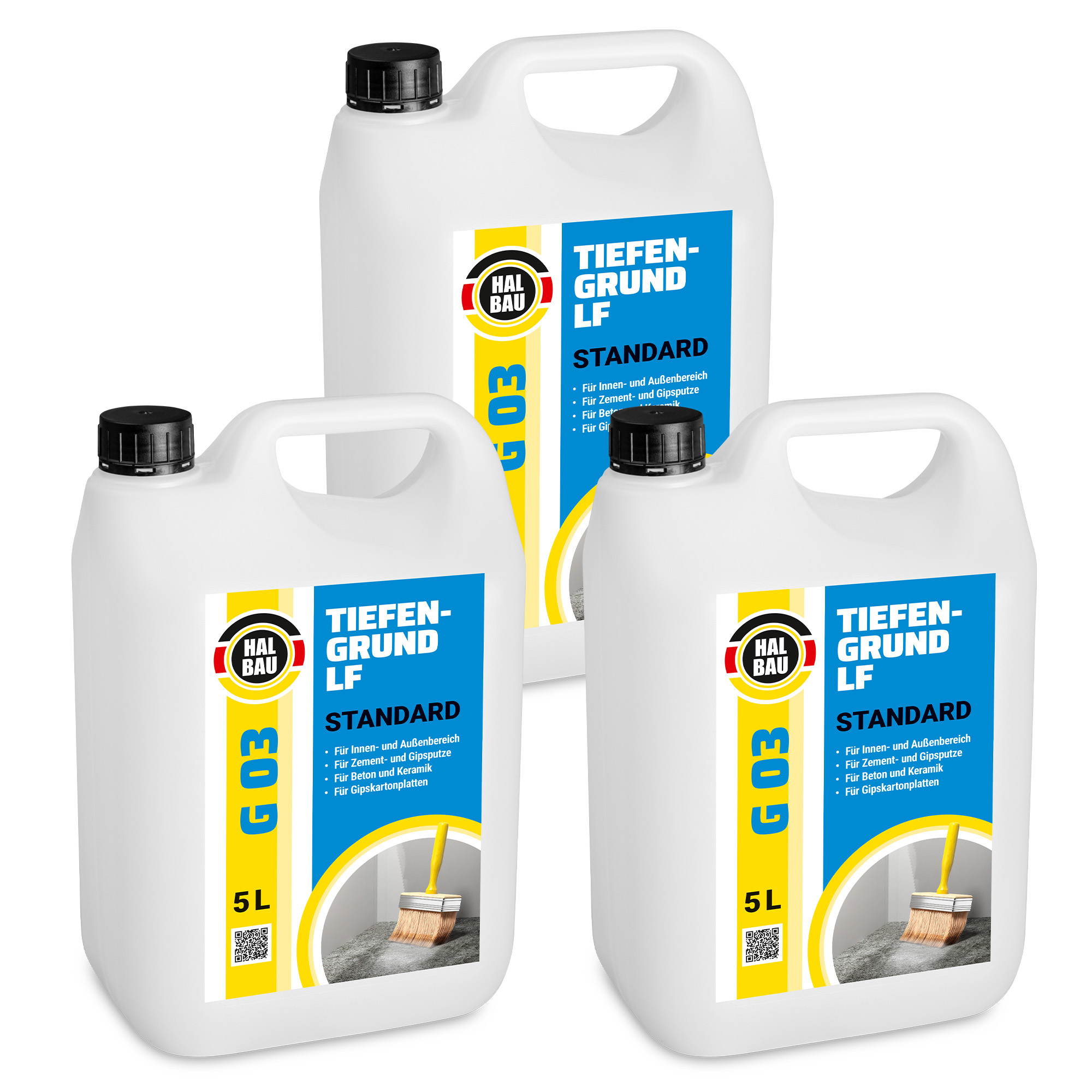 Hangato GmbH Tiefengrund Standard 15L Grundierung Haftgrund Wand Boden Innen Außen HB G03 HB_G03_15