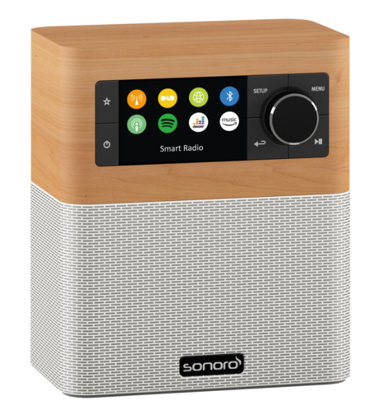 Sonoro Stream Radio - Ahorn (Dekor) - Weiss 31412MW
