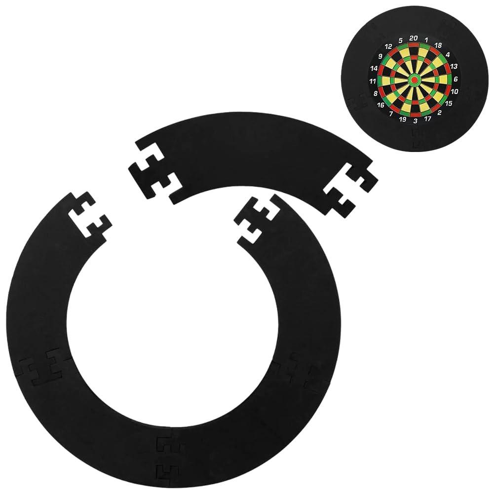 Merkloos Dartscheibe-Schutz – Dartscheiben-Schutzring – Auffangring – Dartscheiben-Hintergrundplatte – Stoßfest – Langlebig – Schutz für Dartscheiben