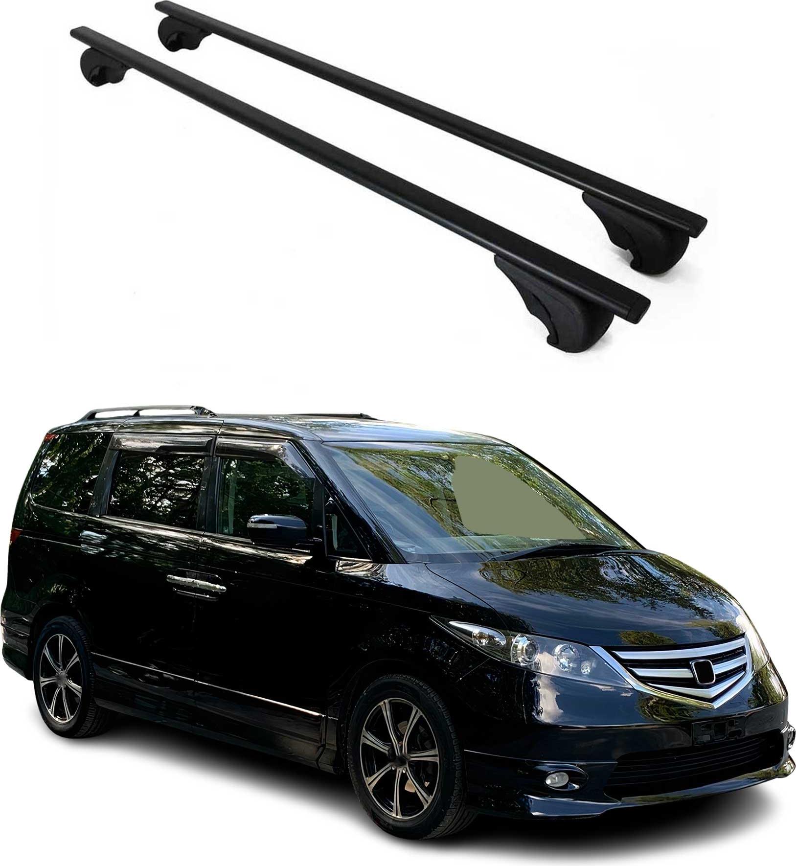OMAC Dachträger Grundtäger für Honda Elysion 2004-2015 75kg Metall Schwarz 2 tlg