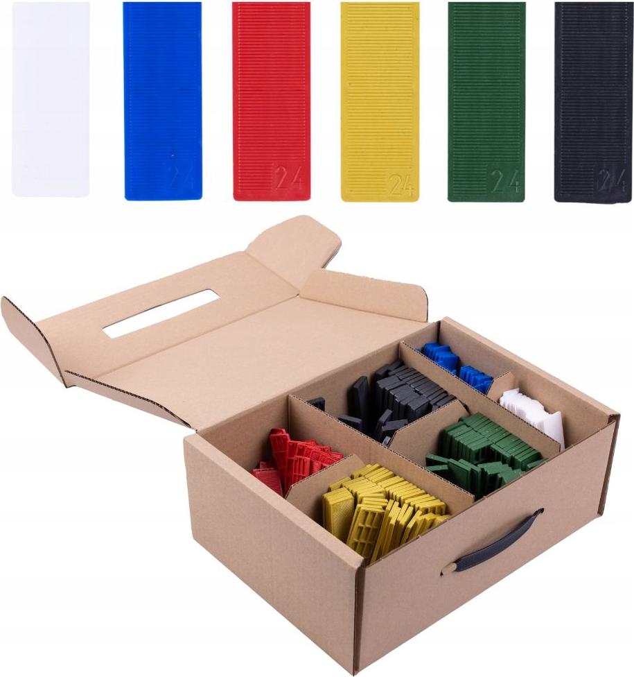 Deckline Distanzunterlagen M24300 - 24x100mm - Mix 300 Stück - langlebig - präzise Montage - vielseitig