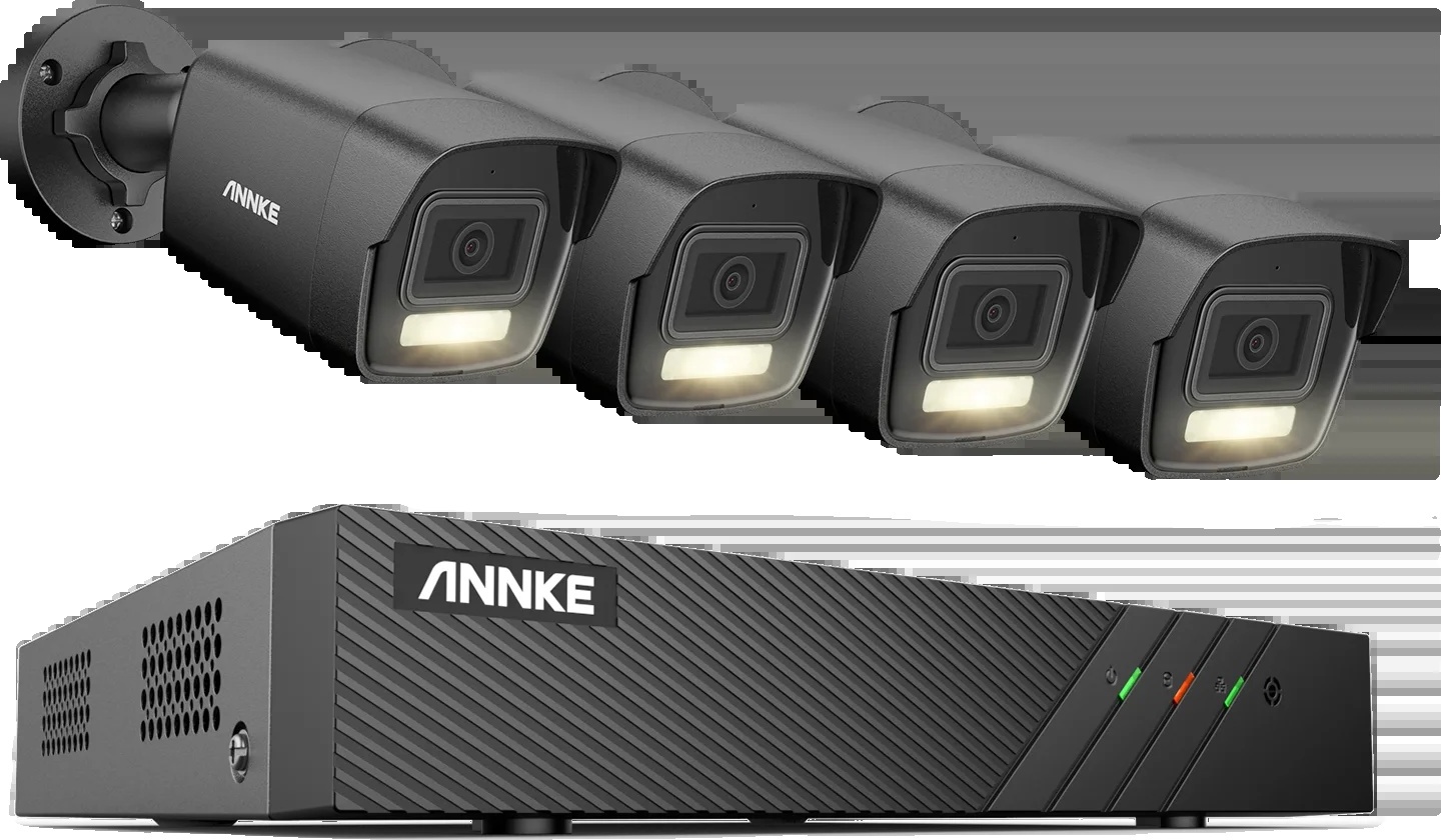 Bezpečnostný kamerový systém IP, inteligentný s dvojitým osvetlením, 6MP HD kvalita, 8CH 4dielne súpravy I51EG, 1T