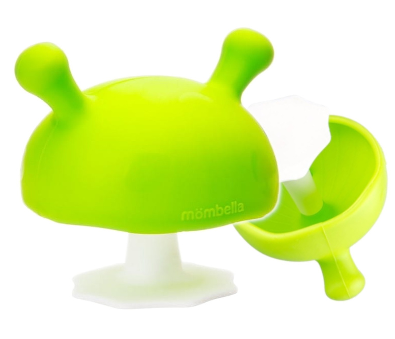 Anello Dentizione Per Bambini – Manico Rimovibile, Senza BPA, Supporto Anti-contaminazione, Per Gengive Delicate, Blu