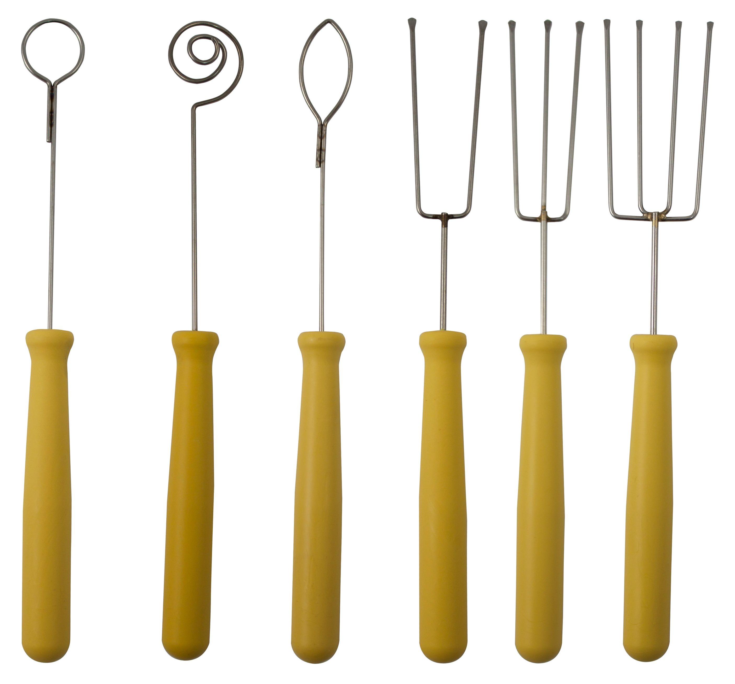 AK-Colonia Pralinengabeln 6-tlg. Set, Profiqualität, Pralinen selber machen-Pralinengabeln 6-tlg.