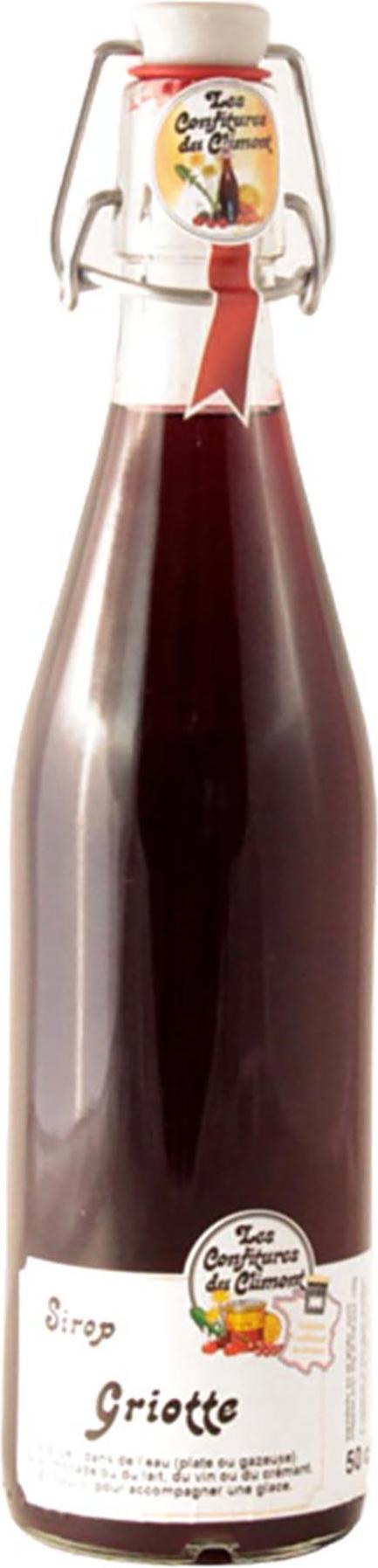 Les Confitures du Climont Sauerkirsch Sirup – Handgefertigt im Elsass, 0,5 Liter