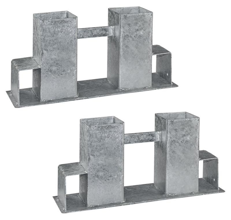 ESTEXO Stapelhilfe Brennholz Holzstapelhilfe Holzstapelhalter Kaminholz feuerverzinkt 512469