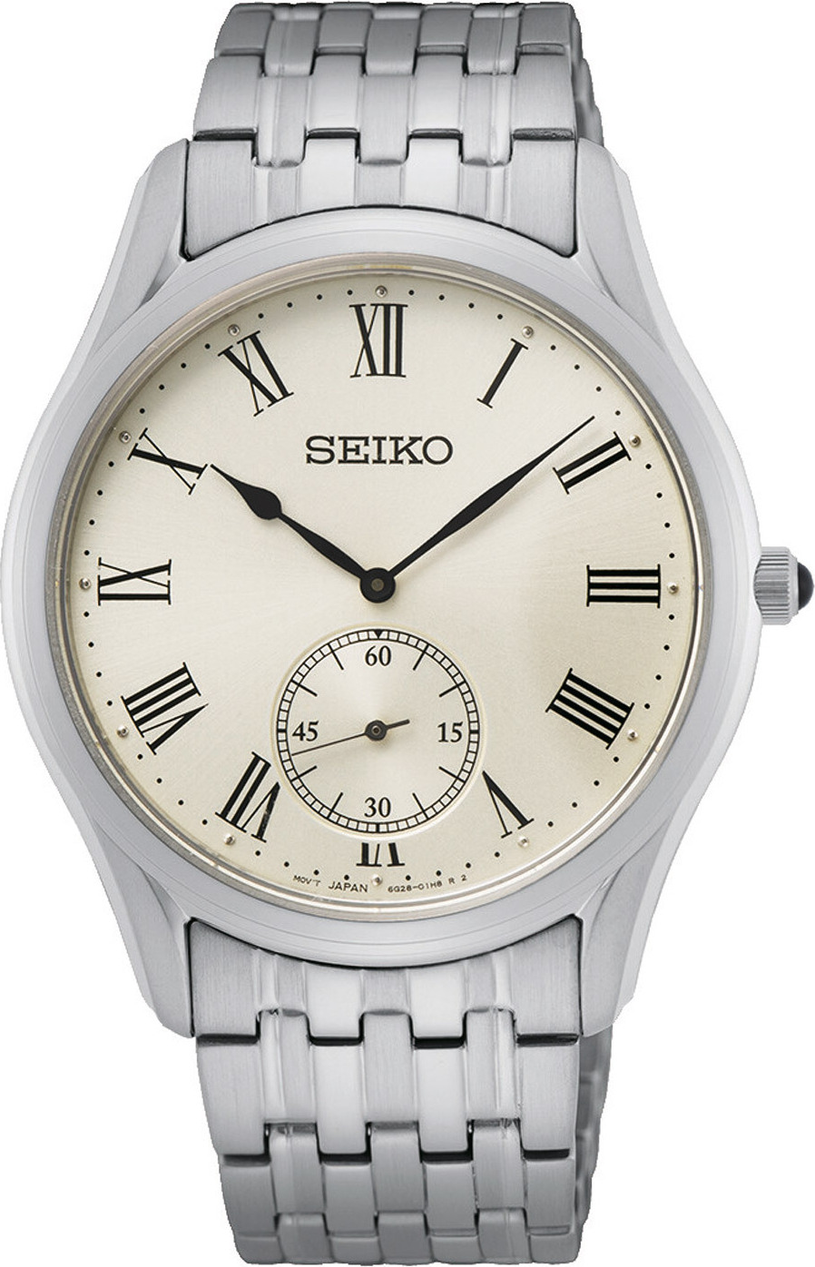Seiko SRK047P1 Pánske hodinky Small Second Steel/Silver-coloured
