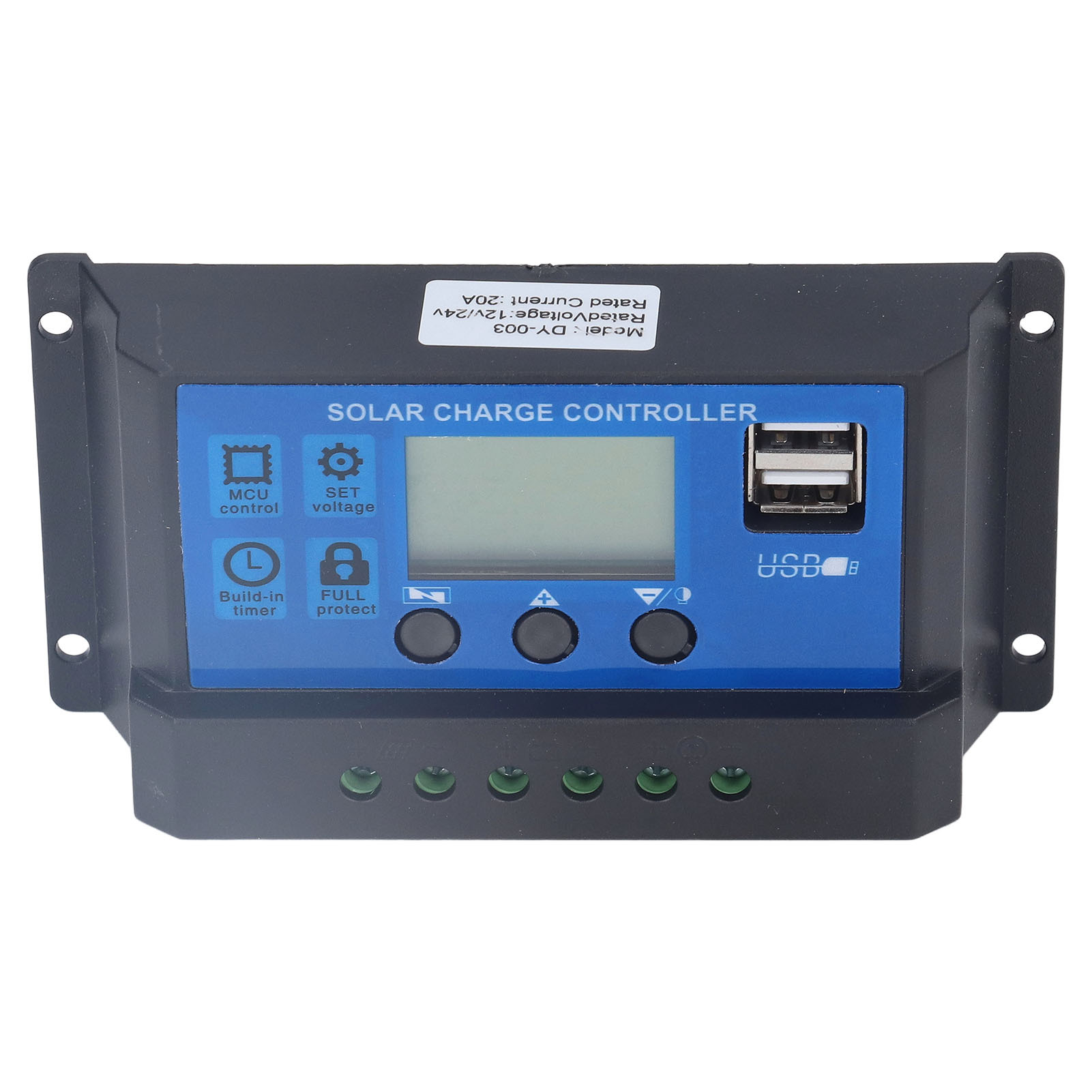 Solárny regulátor nabíjania, solárny regulátor nabíjania 12V 24V, solárny regulátor nabíjania 20A, LCD solárny regulátor nabíjania, inteligentný regulátor solárnych panelov, solárny automatický identifikačný regulátor