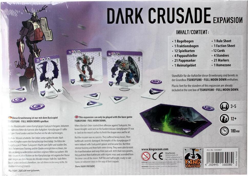King Racoon Games Tsukuyumi - Dark Crusade Erweiterung (DE/EN) KRG16008