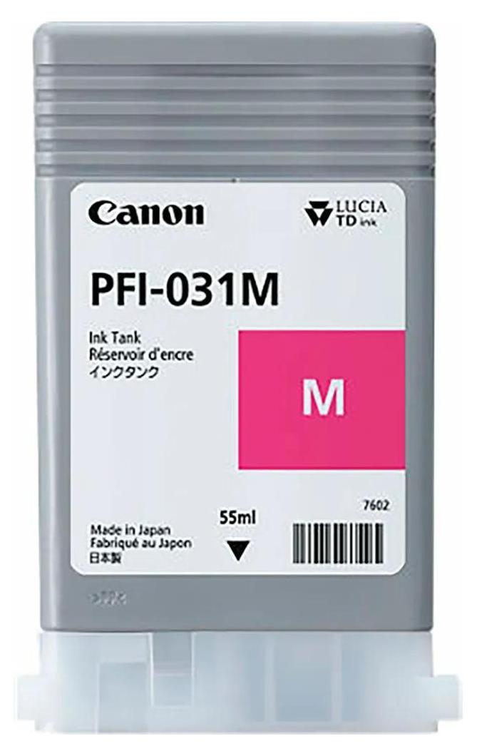 Canon PFI-031M, Purpurová, 55 ml, 1 kusov, Balenie po jednom kuse