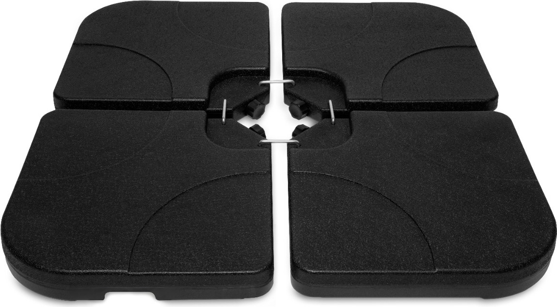 VONROC Sonnenschirmplatten Bardolino – Befüllbare Sonnenschirmplatten GP504XX