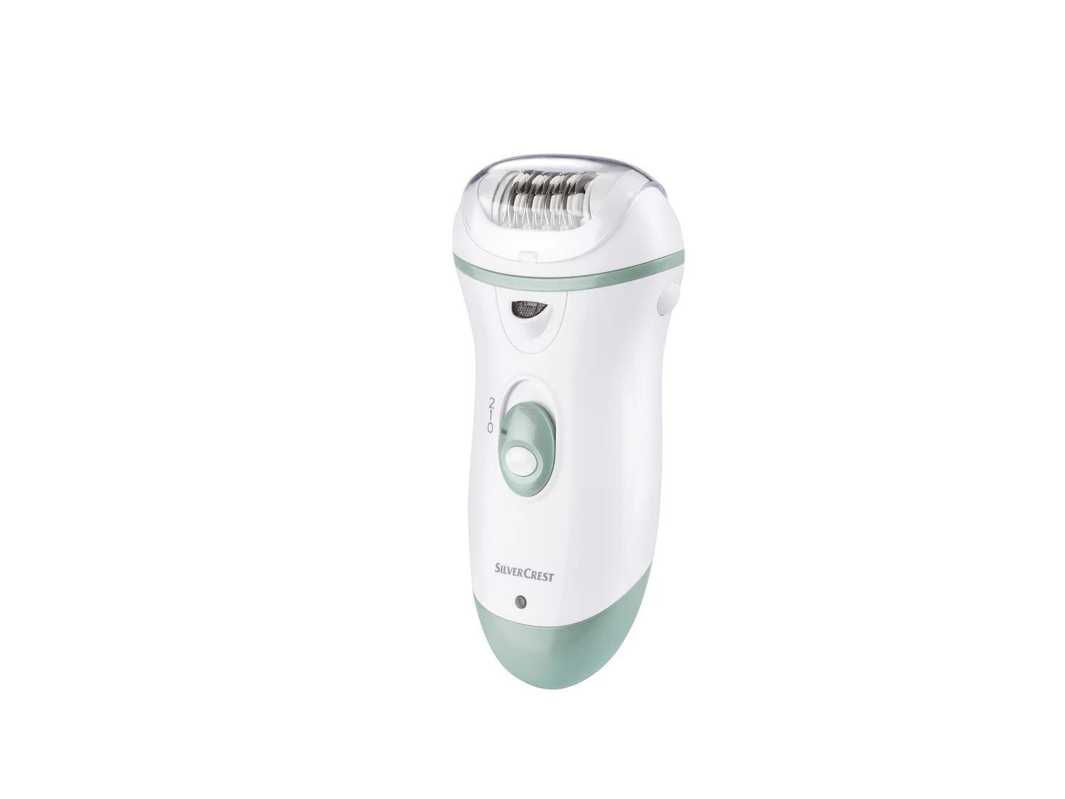 Epilierer Epiliergerät Damen Haarentfernung Massagerollenaufsatz LED Beleuchtung von SILVERCREST® PERSONAL CARE