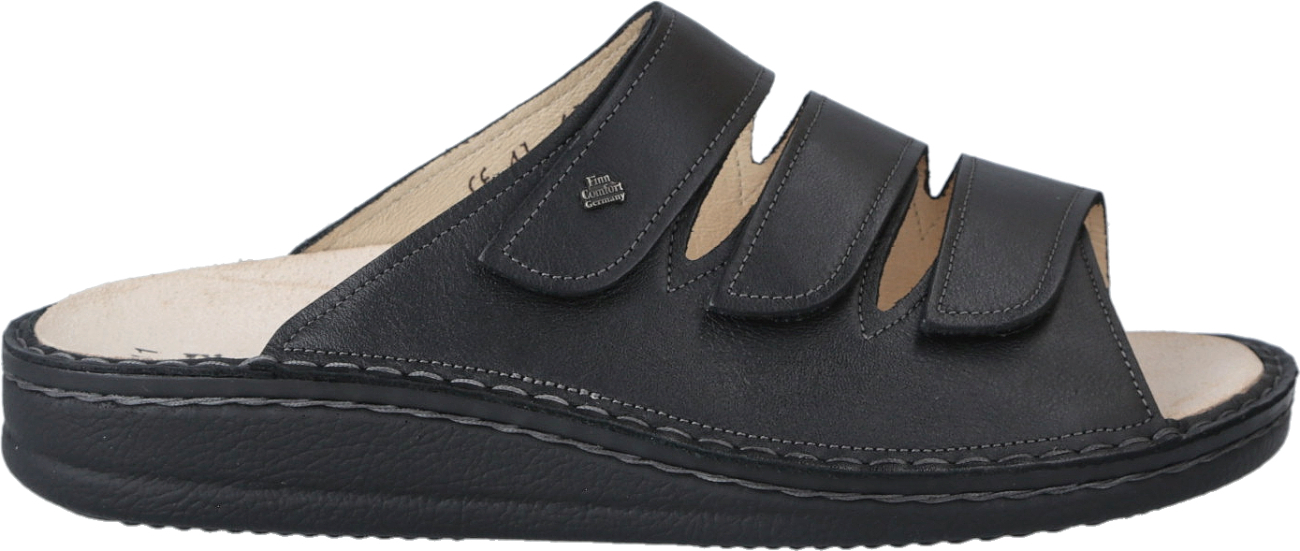 Finn Comfort Corfu, pánske topánky, mules, kožené, čierne, pohodlné - Značka Finn Comfort, čierne, kožené (neymar)