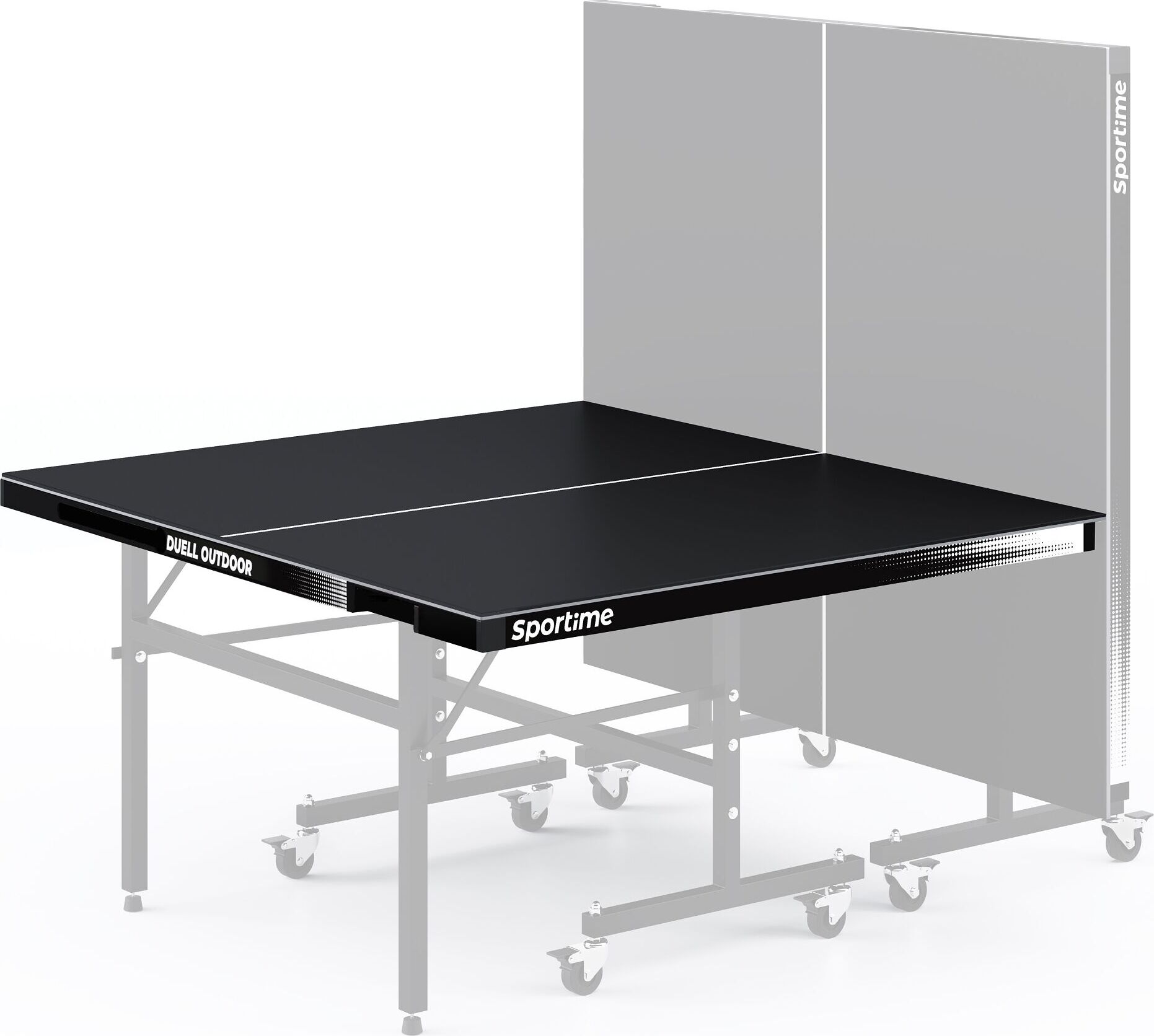 Sportime Tischtennis-Plattenhälfte für Tischtennistisch Duell