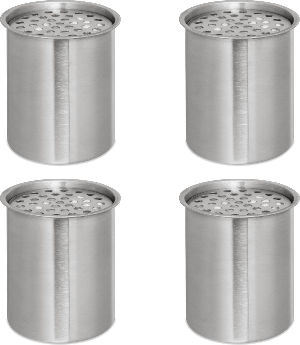 Moritz 4x Edelstahldose 0,45l mit Wolle