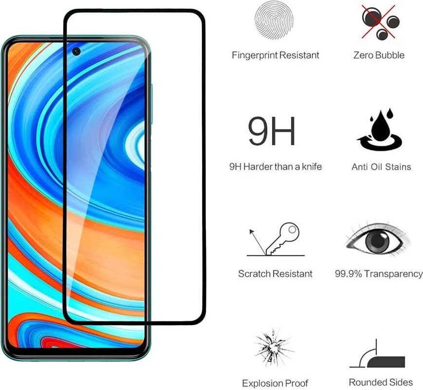 Pellicola In Vetro Temperato H9 2.5D Per Xiaomi Redmi Note 10 - Wigento - Anti Impronta - Foto 3