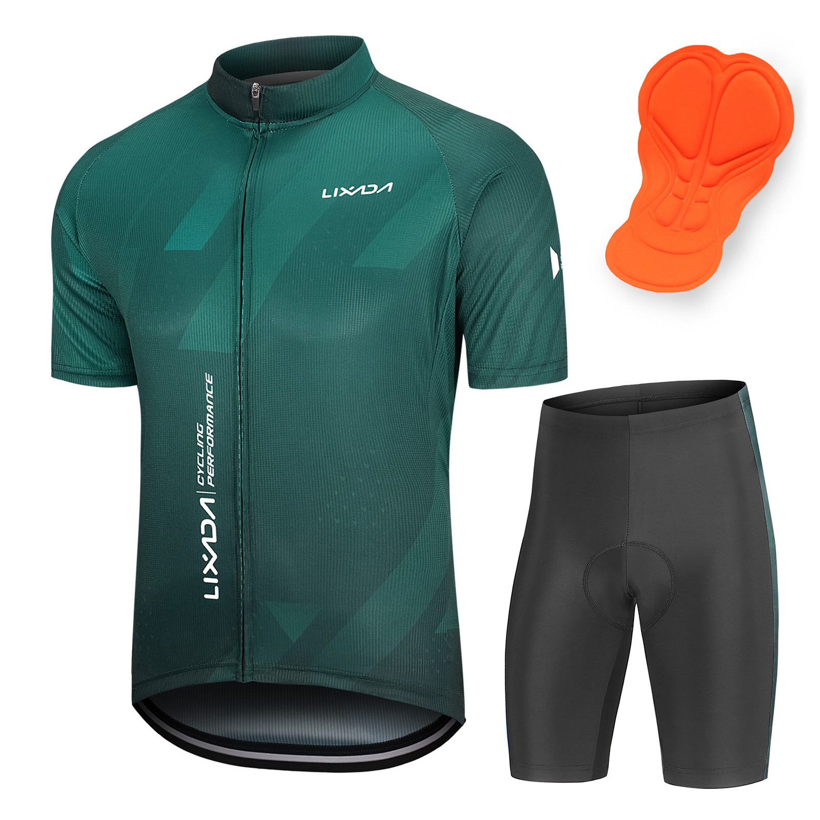 Cocosity Radbekleidung Set,Radbekleidung,Reitbekleidung,Reitbekleidung Set,Gepolsterte Shorts,Gepolsterte Hosen,Radhosen