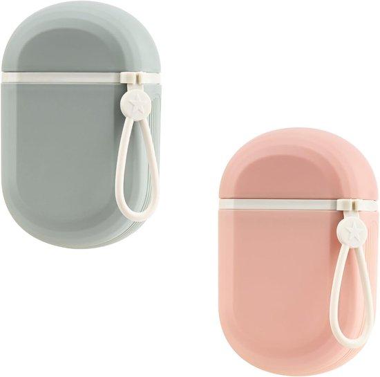 OEM Seifenschalen – 2 Stück – Seifenschalen mit Deckel – Seifenschale für die Dusche, Reise – Wasserdichte Seifenschale – Mit Ablauf – Für Dusche und Reisen – PP-Seifenspender – Uni – 11,8 x 7,5 x 4,5 cm 2026