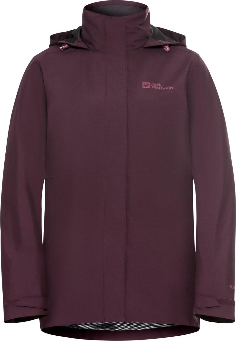 Jack Wolfskin Rotwand 3In1 Jkt W Amaranth Amaranth Xl