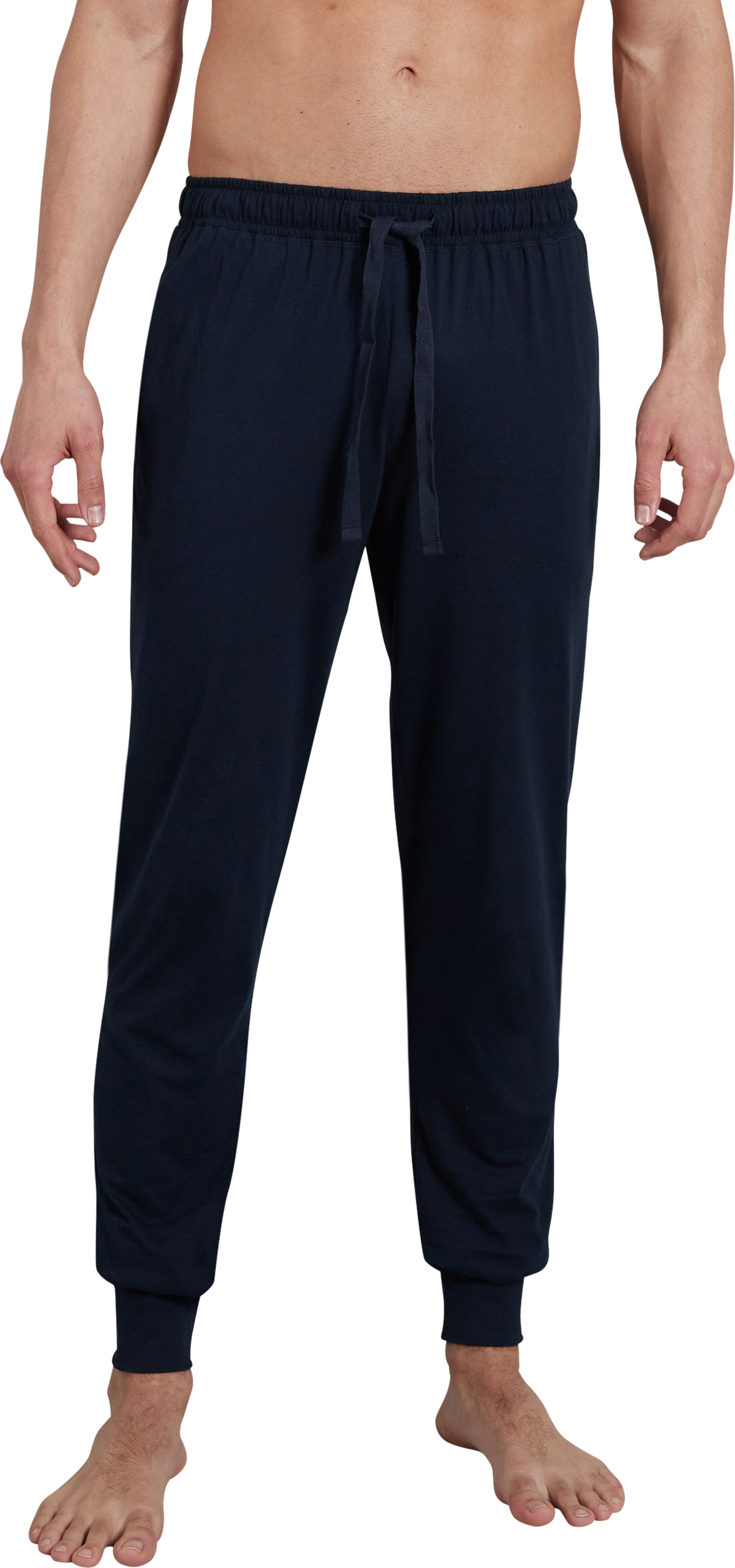 Schiesser Pigiama Uomo: Pantaloni Lunghi E Slip Relax In Bio-Baumwolle-Mix, Royal Blu - Morbidi E Comodi Per Dormire - 3