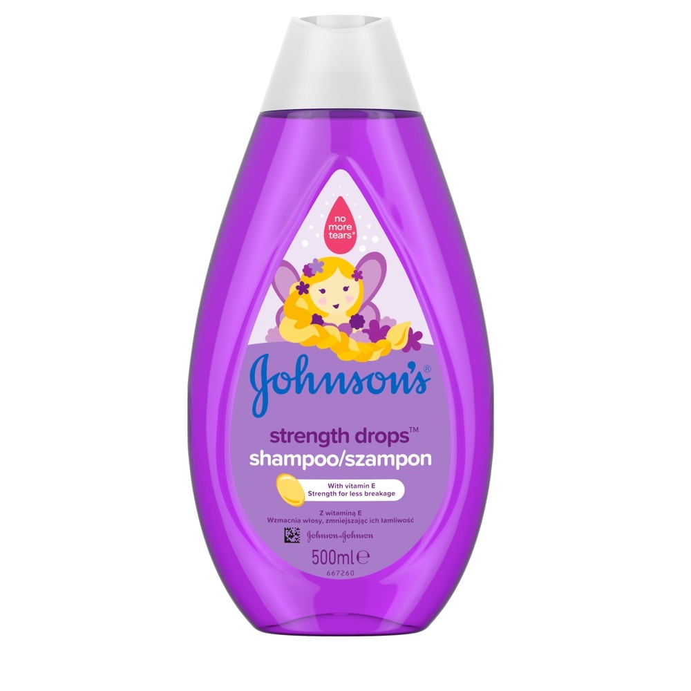 Johnson & Johnson Johnson`s Kräftigungsshampoo für Kinder Kräftigungstropfen 500ml Strength Drops Kids Shampoo
