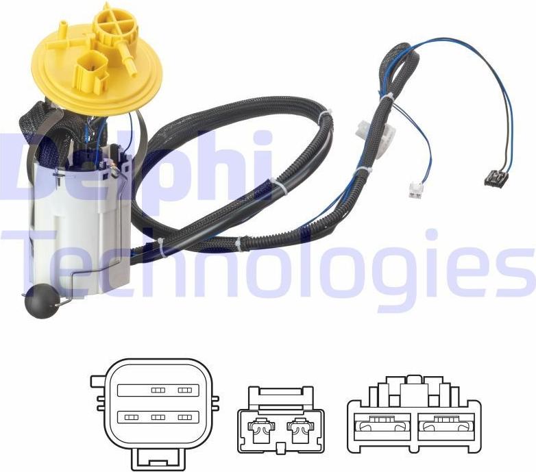 Delphi pompa paliwa kpl. VOLVO VOLVO S60, S80, V70 DEFG2025-12B1