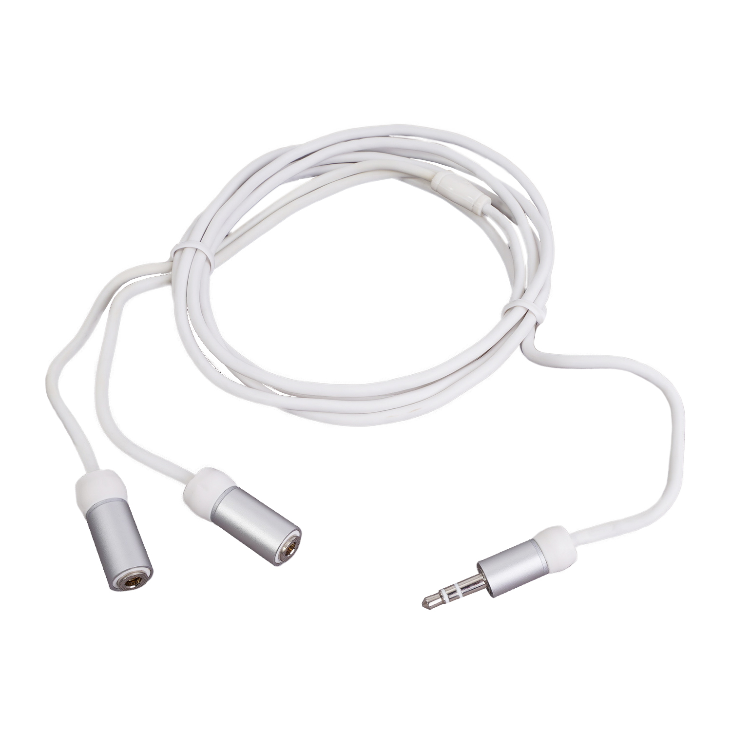 Thomson Y Klinken-Adapter für 2x Kopfhörer 1,8m Weiß 131552