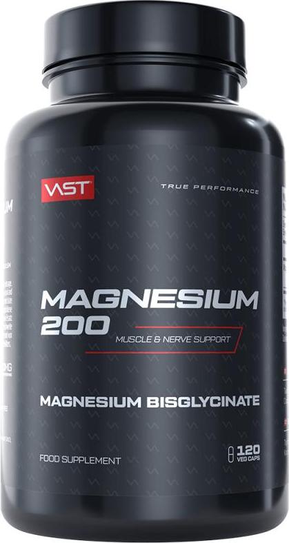 VAST Magnesium 200 (120 vCaps) Unflavoured - Vitamine, Mineralien & Gesundheit - Mineralien VSS0011-01