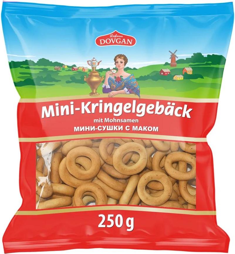 DOVGAN Mini-Kringelgebäck mit Mohn 250g