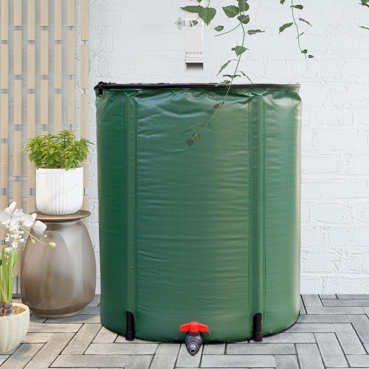 Northix 200 L Faltbares Regenfass Zusammenklappbarer Wassertank Sammeln von Regenwasser
