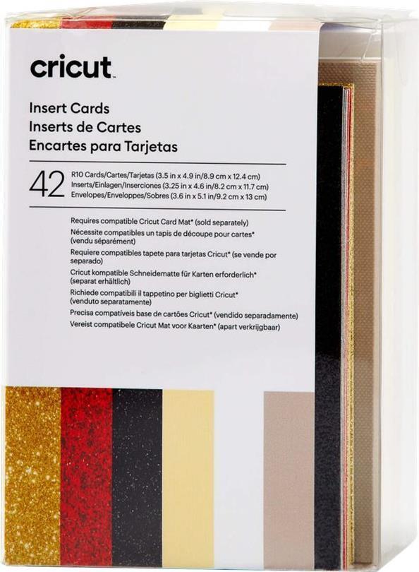 Súprava kariet Cricut Insert Cards Glitz & Glam R10 Taupe, Cream, White (2009466)