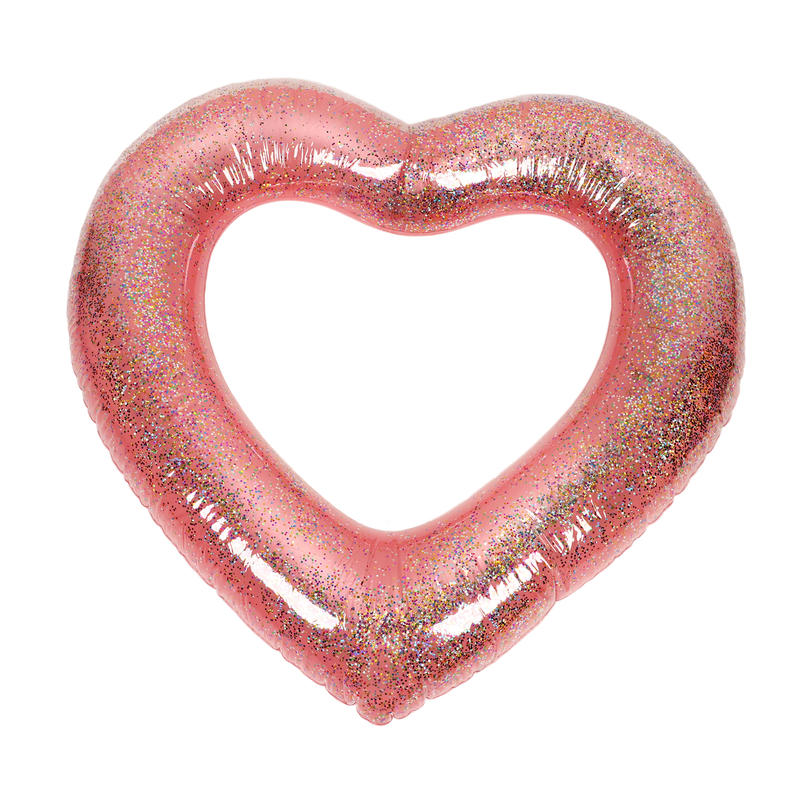 UKCOCO Aufblasbarer Herz-Schwimmring - Bunte Pool-Spielzeug Für Strand & Schwimmbad