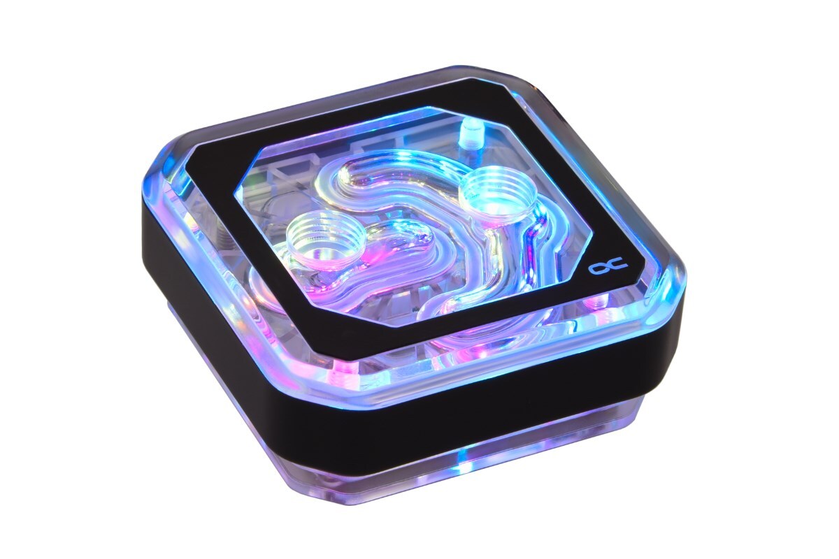 Alphacool Ice Block XPX Aurora CPU - Acrylic Black Digital RGB