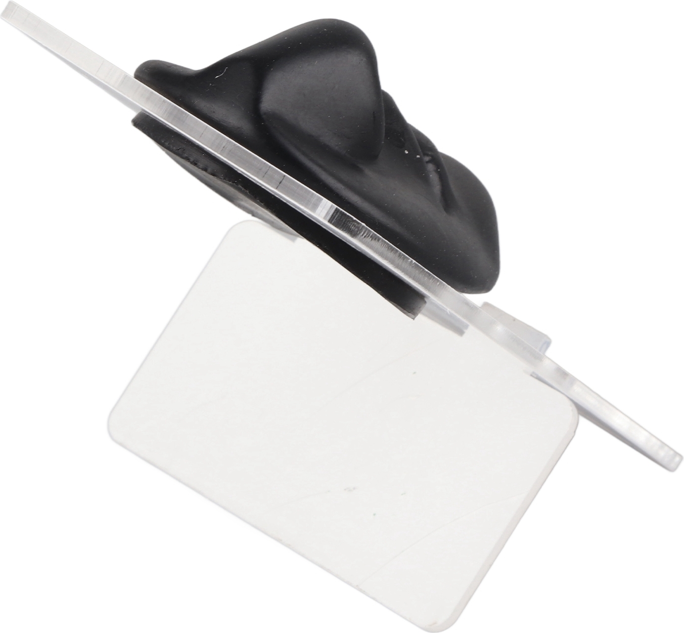 Silikónové ústa Nos Model 3D realistický opakovane použiteľný displej Nos Piercing Practice Model (Black )